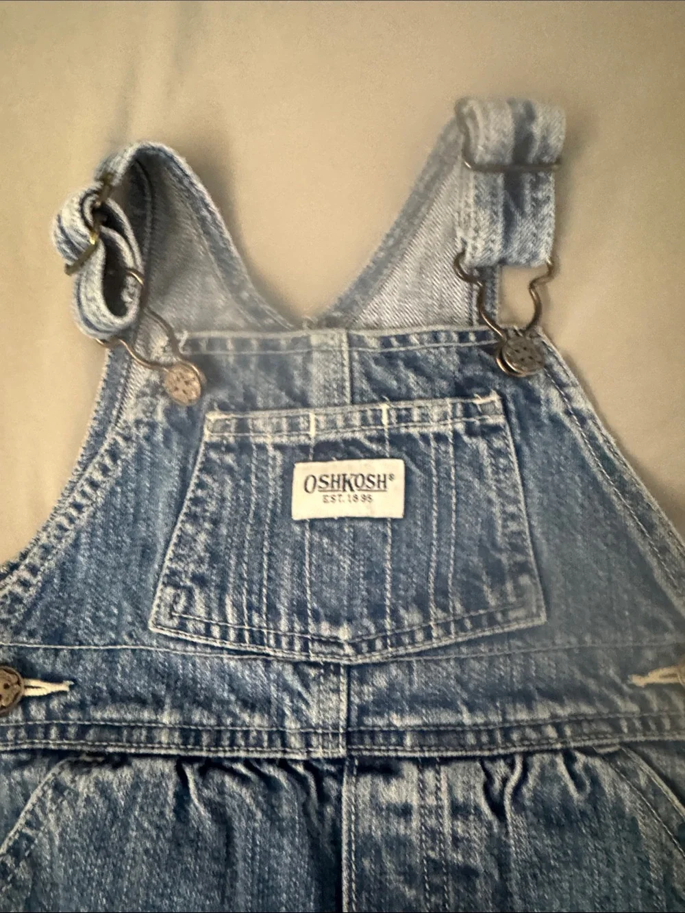 Set of 2 Oshkosh overalls 12m